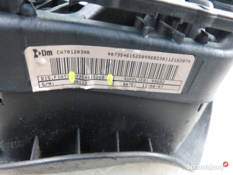 PODUSZKA KIEROWCY FIAT BRAVO II 198 7354615250 sprzedam