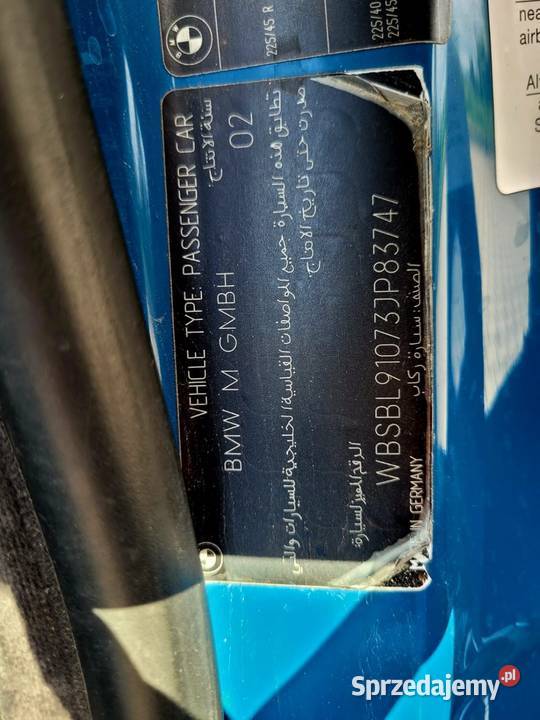 BMW E46M3 Laguna Seca Blue radio Samochody osobowe Nowy Sącz