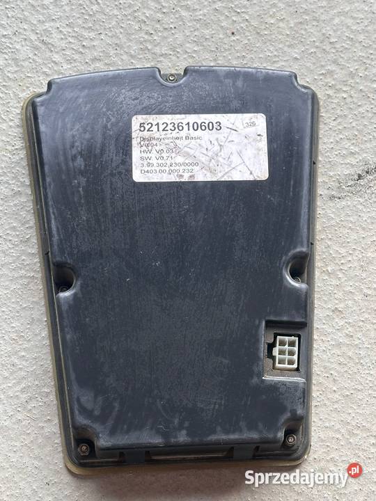 Display wyświetlacz LINDE V10 52123610603 HA Antonie