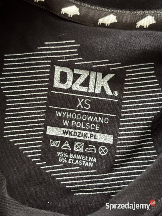 wk dzik slim czarny tshirt OZK Warszawa
