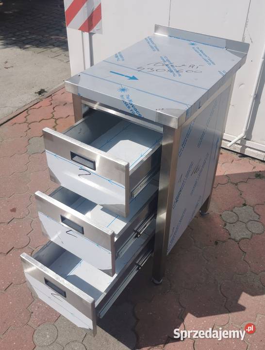 Stół gastronomiczny szafka szuflady 43x60x85 Słupia Kapitulna sprzedam
