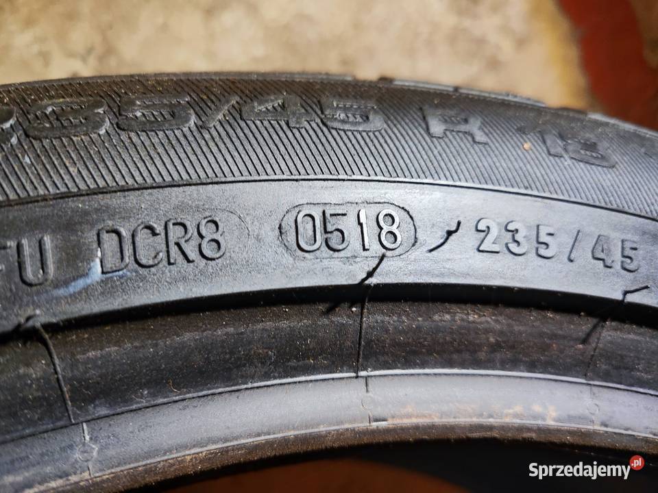 2x Uniroyal Rain Sport 3 letnie 23545r18 98Y Y do 300 km/h Słupy
