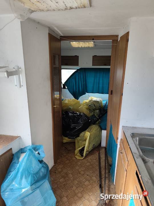 Przyczepa kempingowa bez dokumentów na działkę Mrągowo
