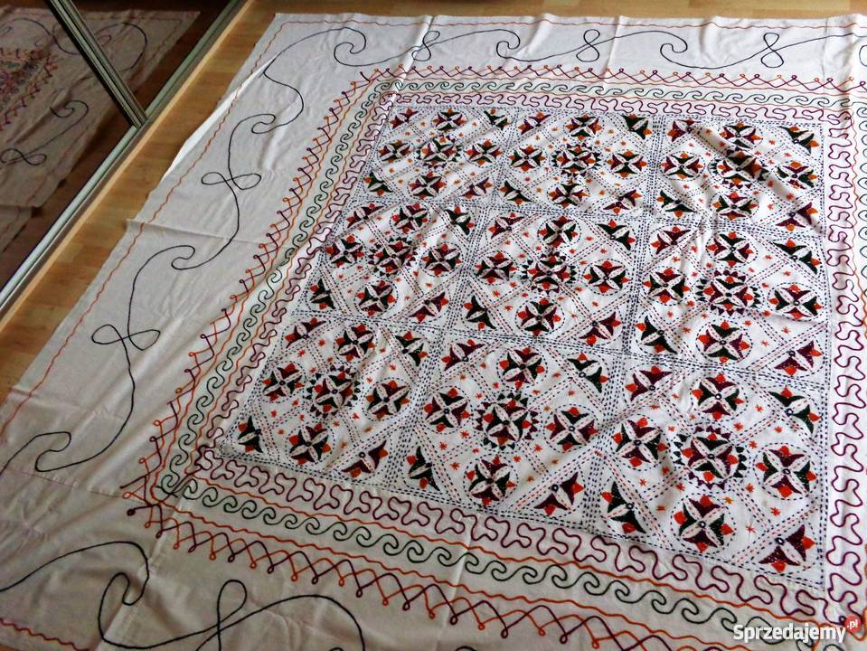 Obrusnarzuta MAROCO marokańska haftowana wielokolorowy mazowieckie Warszawa