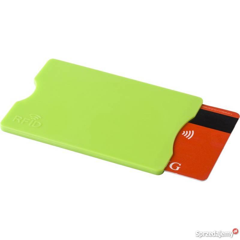 Etui ochronne na karty zbliżeniowe RFID czerwone Skoczów