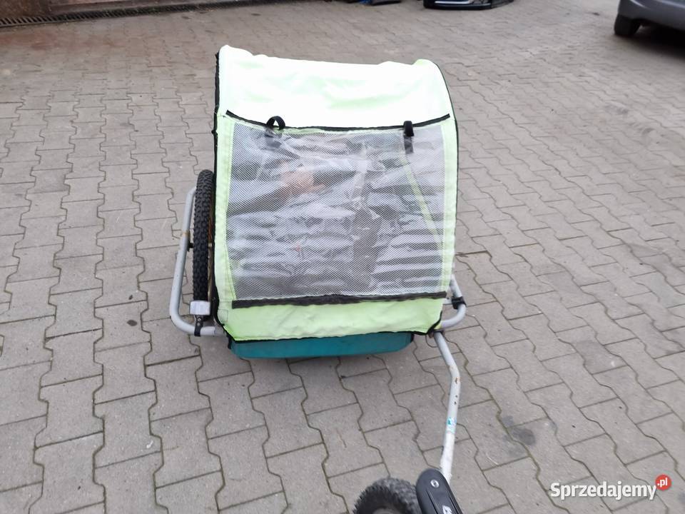 Przyczepa przyczepka rowerowa dwojga dzieci Skawina sprzedam