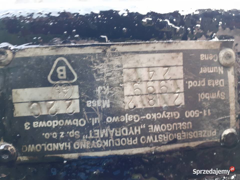 Pług do śniegu spych do ziemi 2w1 do Ursus 5314 nieuszkodzony Stryków