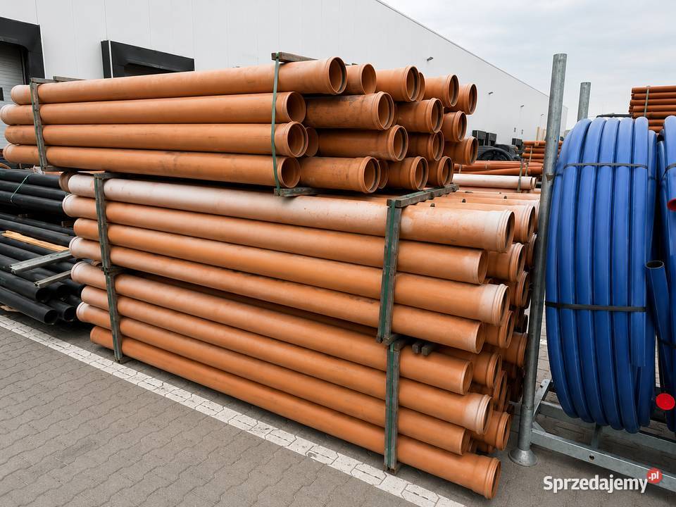 Rura kanalizacyjna PVC DN160 1m SN8 lita z wielkopolskie Poznań