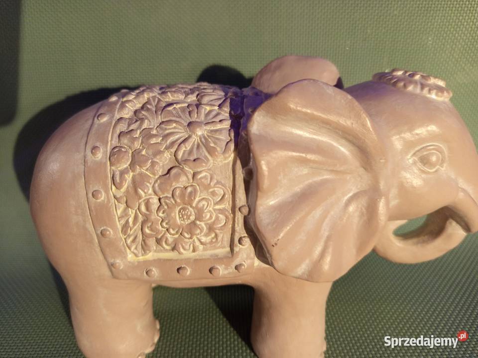 Figurka ceramiczna słonia Indyjskiego z mazowieckie Warszawa