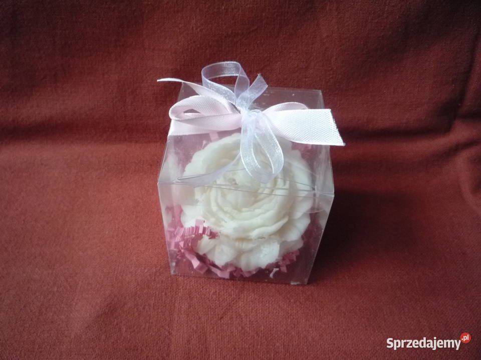 Nowa Świeczka Biała Róża