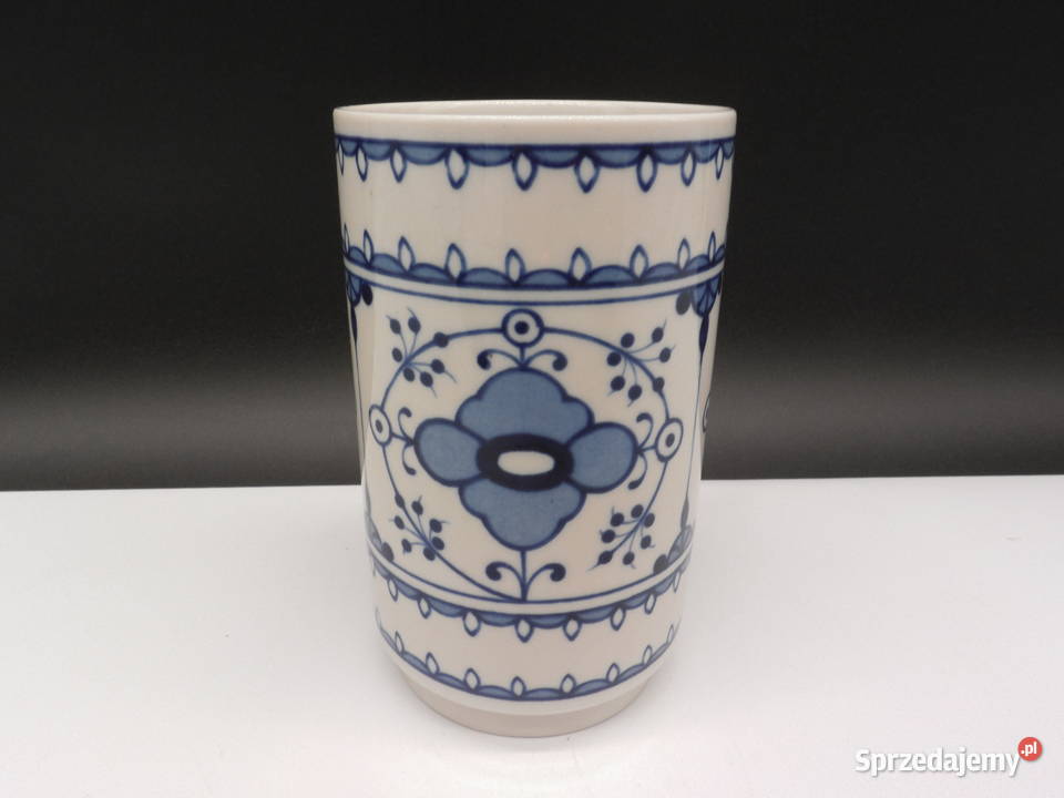 Porcelana Lichte Echt Kobalt Kubek Wazonik wzór