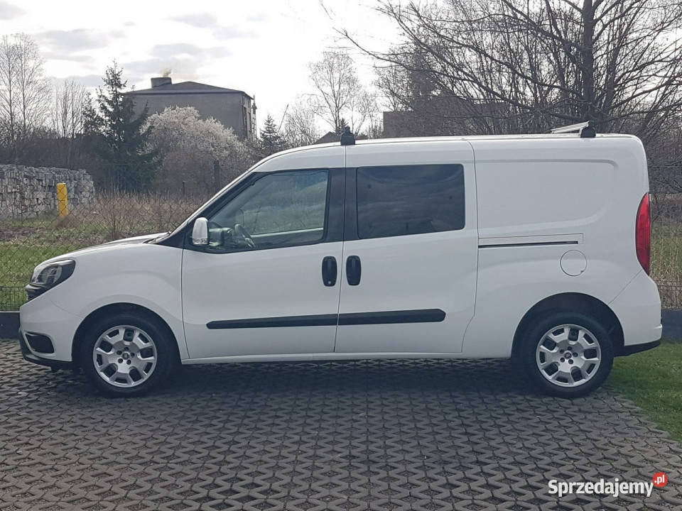 Fiat Doblo MAXI 5 OSÓB DŁUGI KLIMA 6BIEGÓW 96592km śląskie Poręba sprzedam