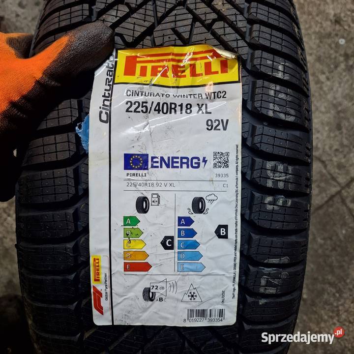 Opony zimowe 225 40R18 pirelli cinturato winter dolnośląskie Wrocław