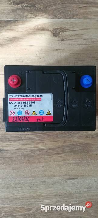 Akumulator orginalny Mercedes Renault EFB 60 Ah Wrocław
