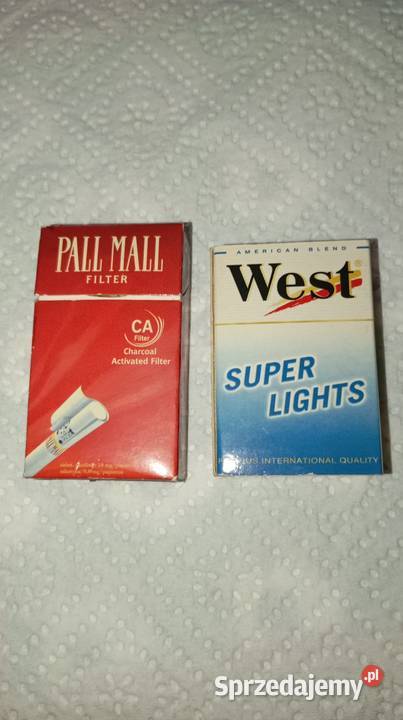 Zapałki kolekcjonerskie Pall Mall i West mazowieckie Warszawa