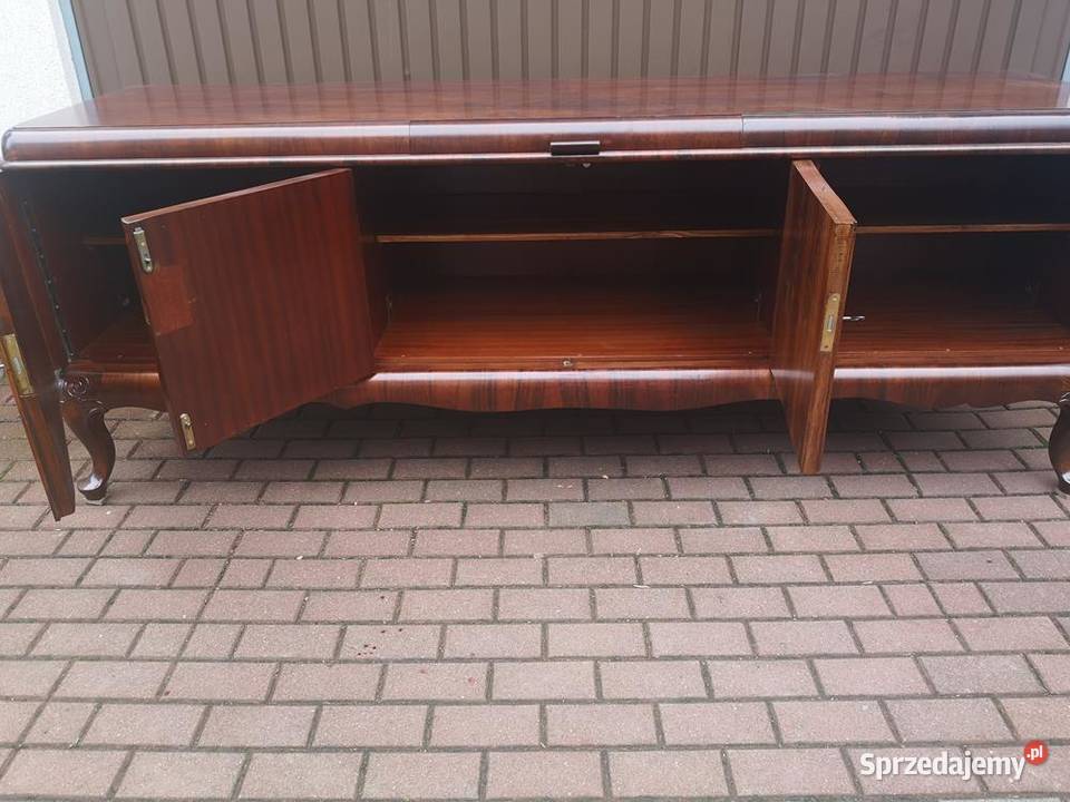 Komoda Bufet Orzech Solidna 242 RTV Stara Antyk Meble Swarzędz sprzedam