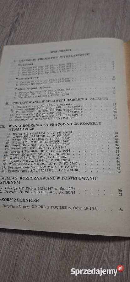 Zbiór orzecznictwa z zakresu wynalazczości i wielkopolskie Łęczyca