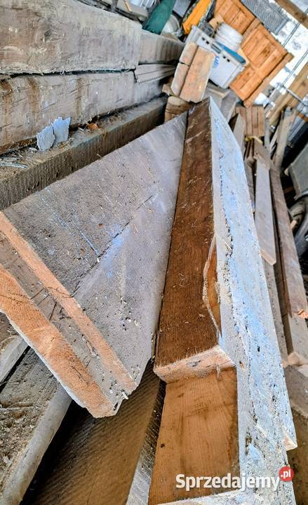 Stare drewno grube bale i deski małopolskie Zabrnie