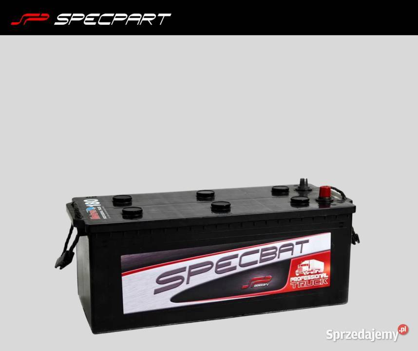 Akumulator SPECBAT 180Ah 1100A EN DOWÓZ pomorskie Pruszcz Gdański