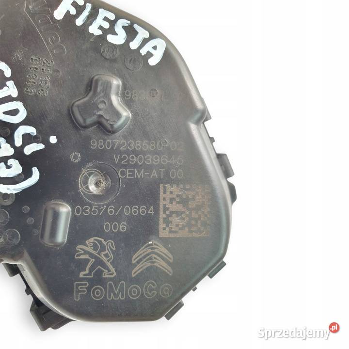 PRZEPUSTNICA Ford Fiesta MK7 15 TDCi 9807238580 Chełm