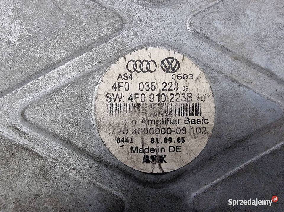 WZMACNIACZ AUDI A6 C6 4F0910223B osobowe
