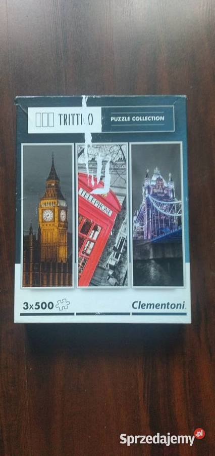 Puzzle ułożone 3 x 500 śląskie Piekary Śląskie sprzedam