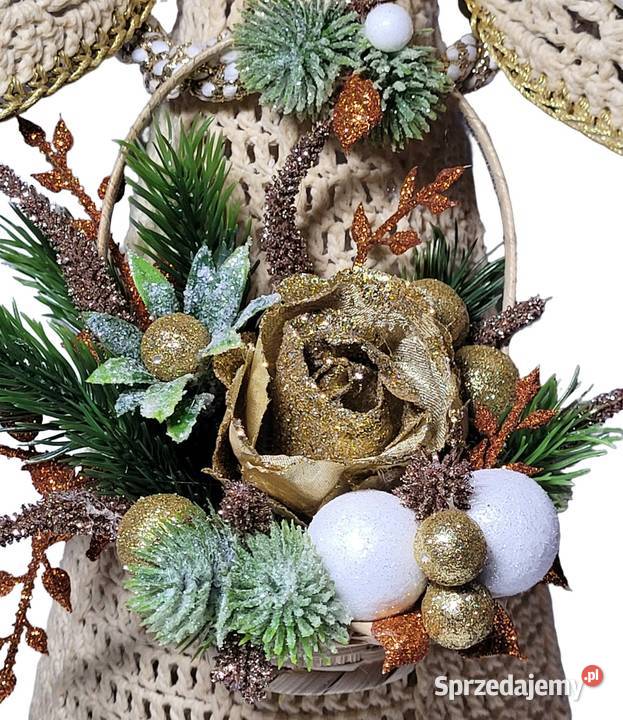 Anioł świąteczny 47 podświetlany Krzywaczka