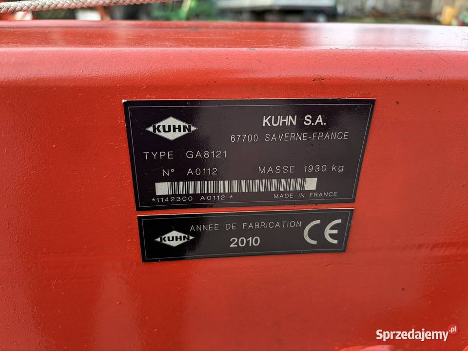 Zgrabiarka 2 karuzelowa Kuhn GA 8121 MASTERDRIVE Myszyniec