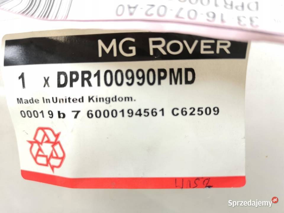 LISTWA ZDERZAKA LEWY PRZÓD ROVER 200 25 MG ZR sprzedam