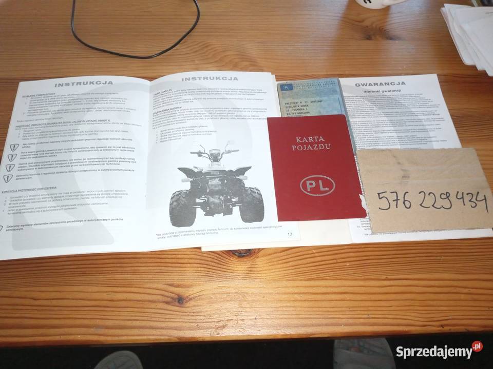 Quad linhai 300 4x4 Rok produkcji 2007 Konin