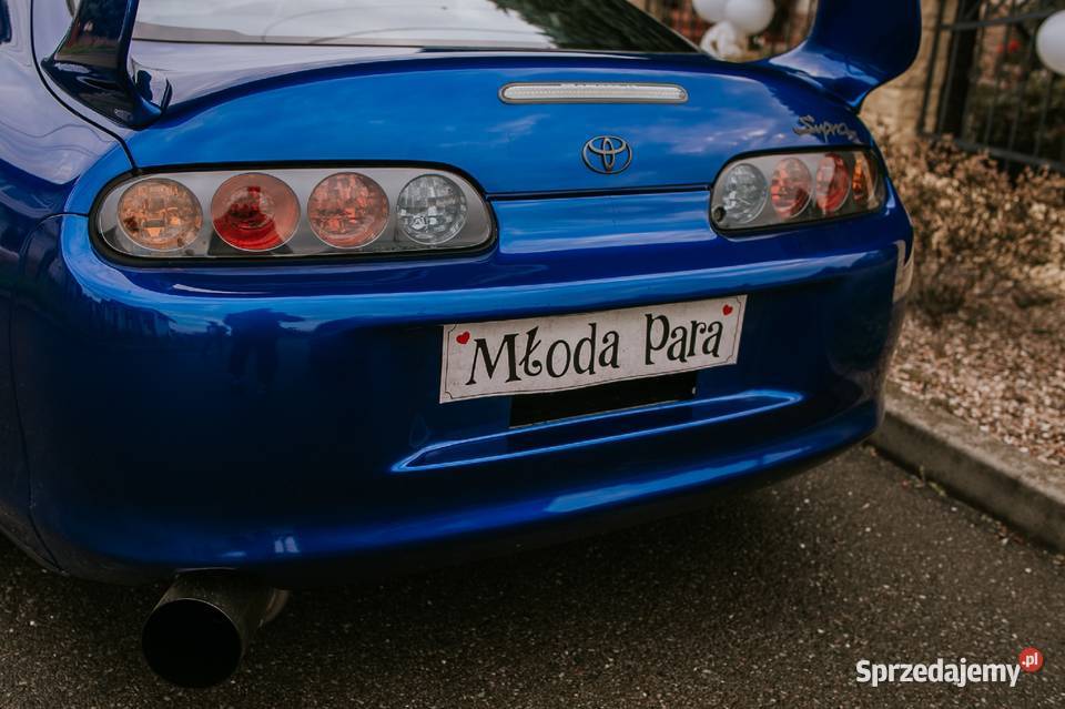 Toyota Supra do ślubu Wynajem samochodu do ślubu Boreczek