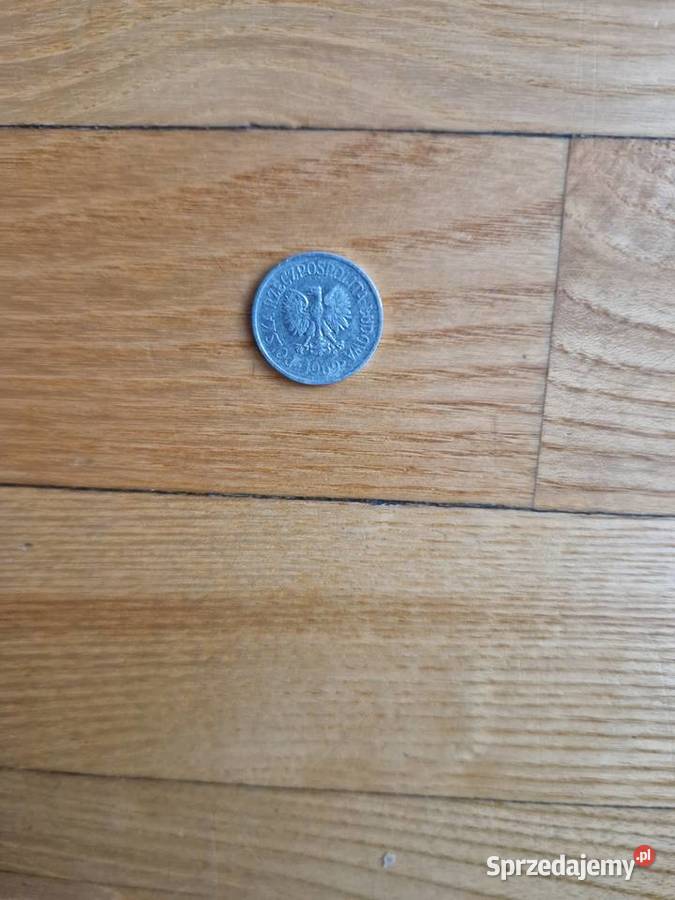 Moneta PRL 10 groszy 1969 ze znakiem menniczyn mazowieckie