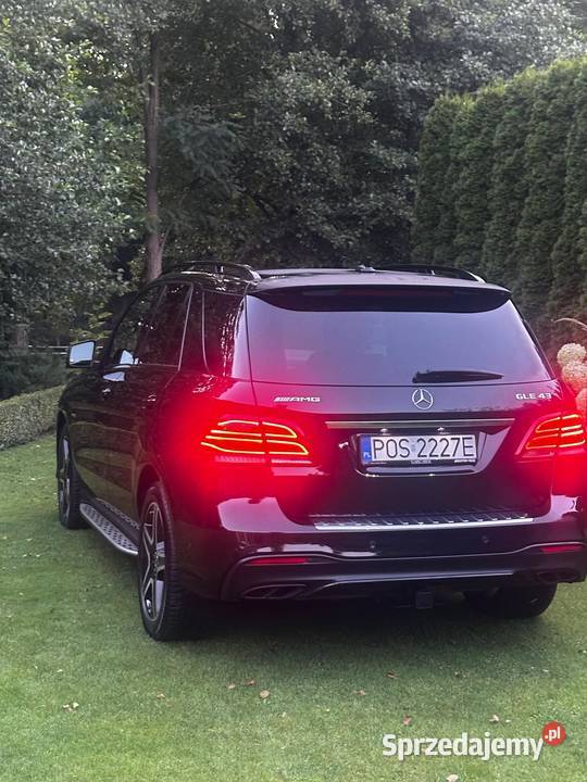 Mercedes GLE 43 AMG benzyna Motoryzacja wielkopolskie Ostrów Wielkopolski