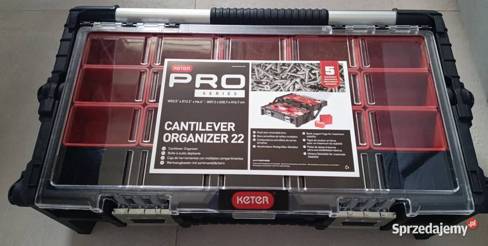 KETER PRO SERIES Cantilever organizer 22 Ełk