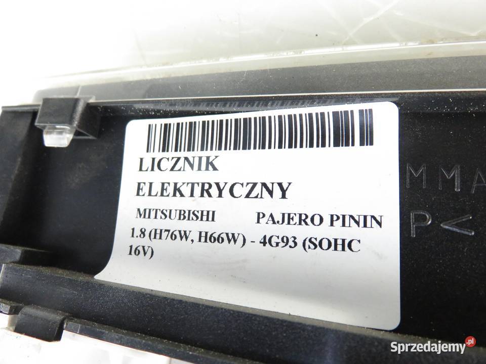 LICZNIK ELEKTRYCZNY PAJERO PININ osobowe