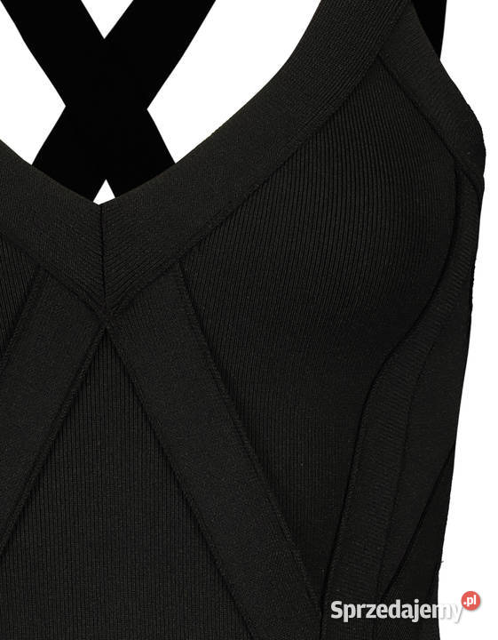 Czarna dopasowana sukienka xs 34 Tally Weijl