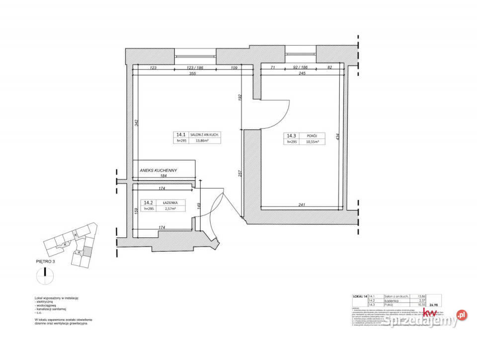 Mieszkanie Poznań 2498m2 2 pokojowe sprzedam