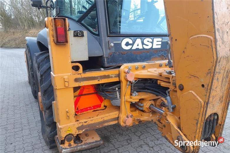 Koparko ladowarka CASE duże koła tez leasing Kabina