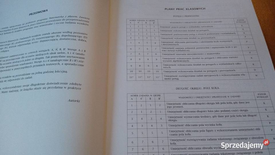 Matematyka 2 sprawdziany klasy drugiej gimnazjum Gdańsk