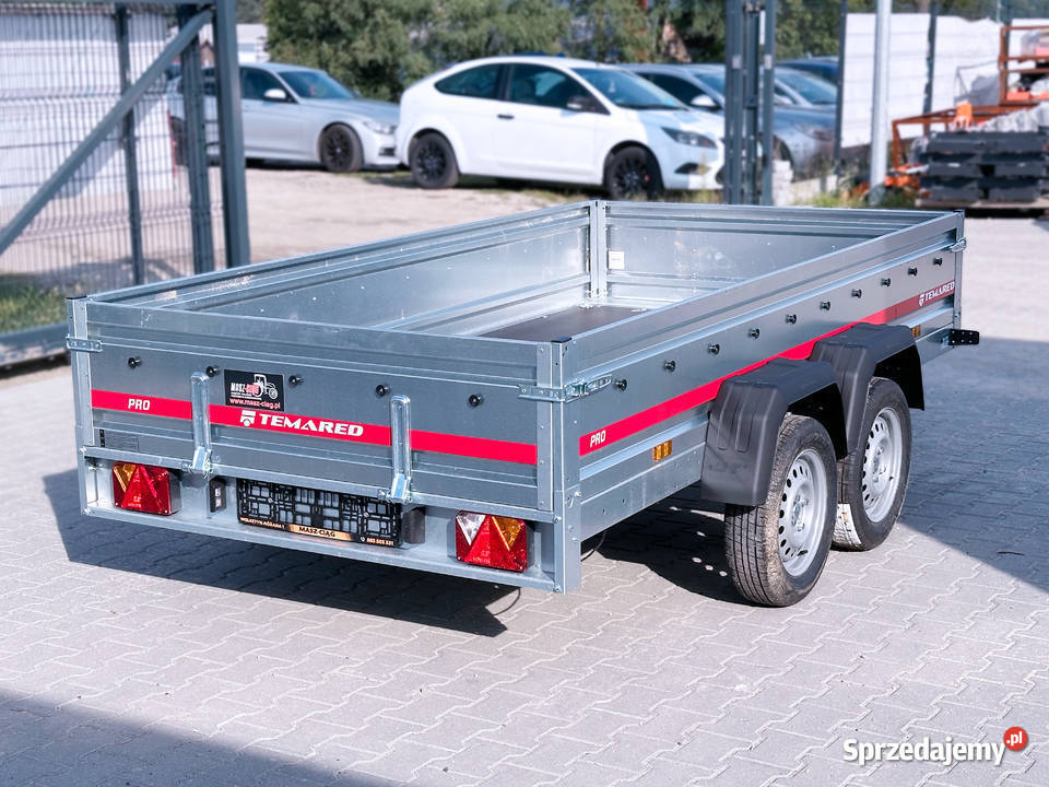 TEMARED PRO 30152 przyczepa skrzyniowa dwuosiowa