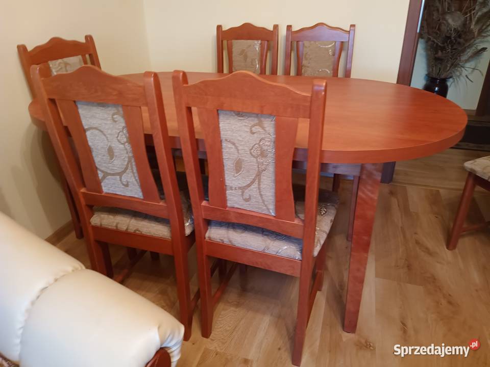 stół rozkładany z krzesłami Stoły Bydgoszcz sprzedam