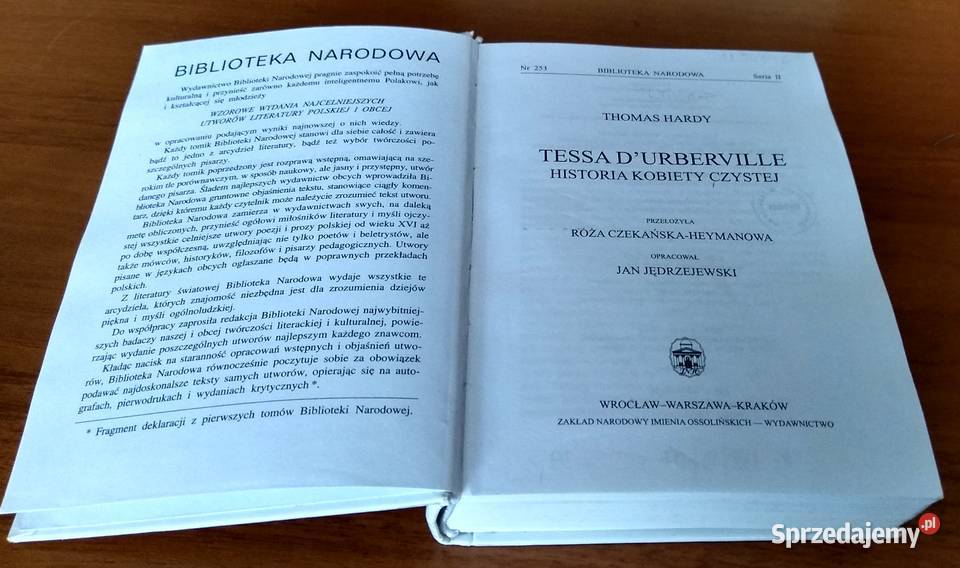Tessa dUrberville historia kobiety czystej pomorskie Gdańsk