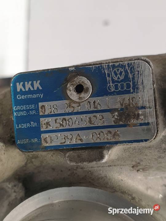 TURBOSPRĘŻARKA Skoda Fabia I 19 TDI turbo Chełm