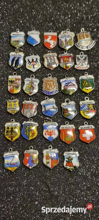 NIEMCY LANDY SREBRNE HERBY zestaw 30 K70 Warszawa sprzedam