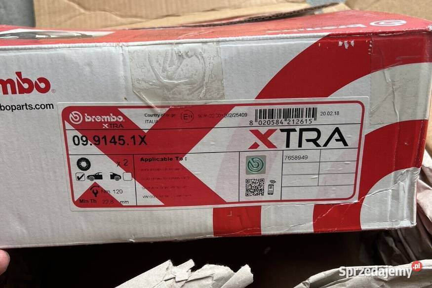 Brembo 0991451X Audi A3 Skoda Oktavia Seat Leon Radlin