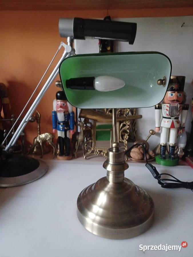 Piękna lampa stołowa bankierka Poznań