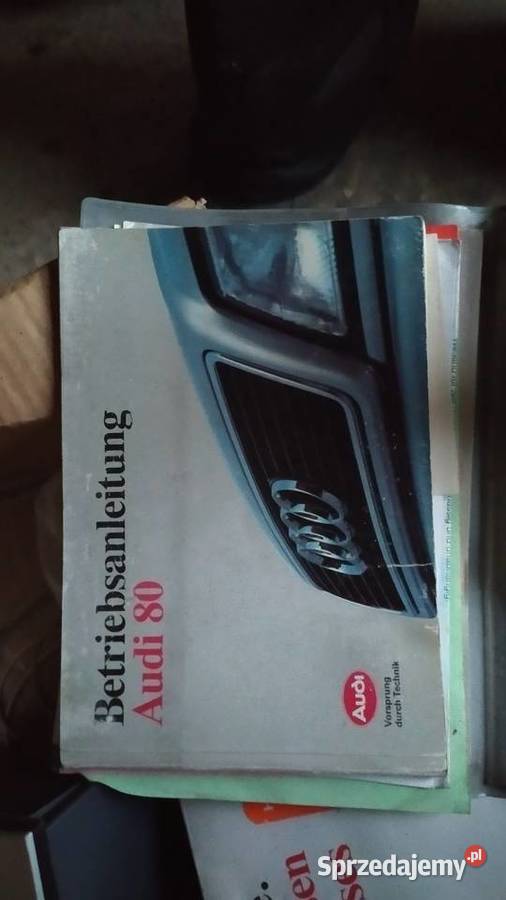 Książka instrukcja obsługi Audi 80 Gołowierzchy