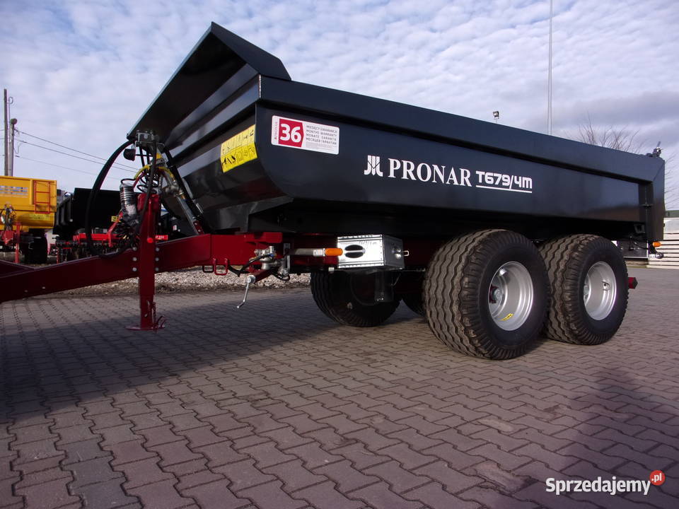 Przyczepa budowlana Tandem wahacz T6794M 85t Przyczepy rolnicze Rolnictwo łódzkie Opoczno
