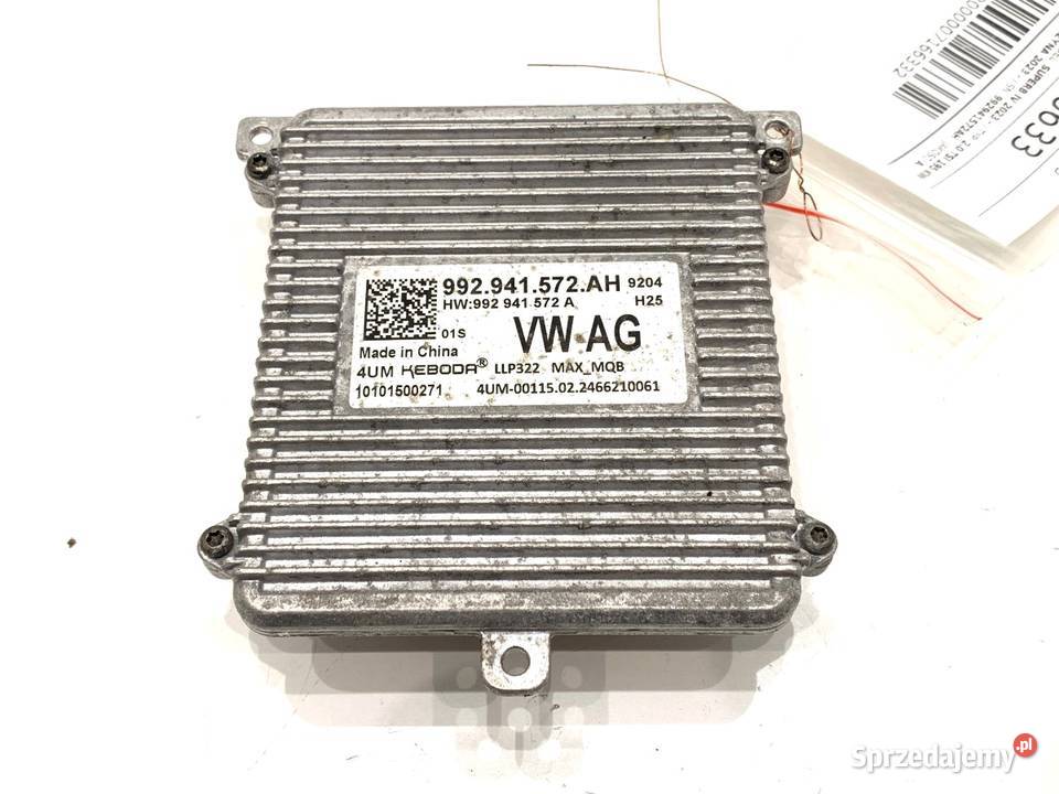 PRZETWORNICA LED SKODA 20 TSI 992941572AH MODUŁ podkarpackie