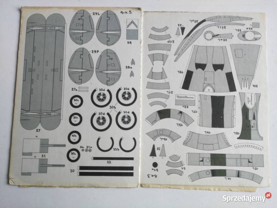 Mały Modelarz 10111987 P38 Lockheed Lightning śląskie Dąbrowa Górnicza